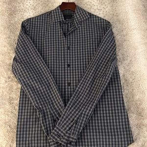 Prada L/S printed shirt. Size 39 with a 15.5” neck